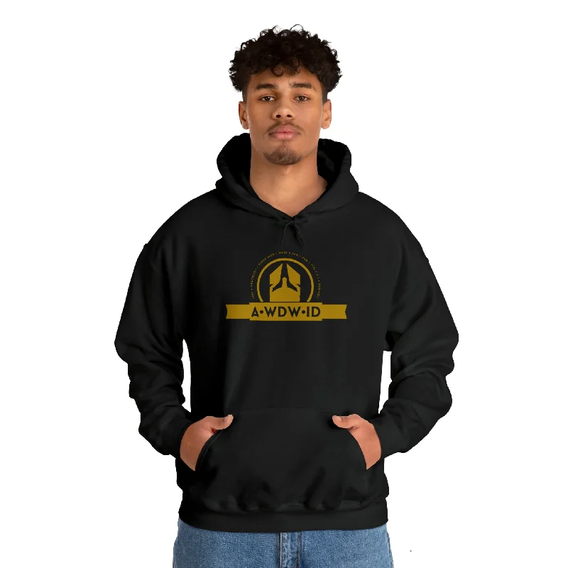 Unisex A Who Dares Wins (ID) RSF Hergest Assassination (Poison)  He's Undercover SAS Heavy Blend™ Hooded Sweatshirt.Hoodie with Frayed Bohemian Relaxed Hoodie with Frayed Bohemian Relaxed