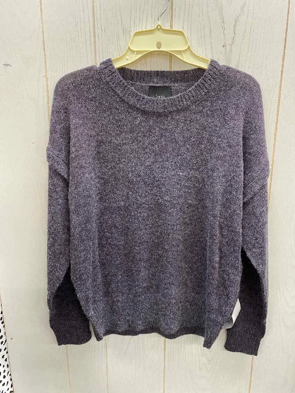 Lumiere Purple Womens Size Small Sweater Stylish Fashionable Trendy