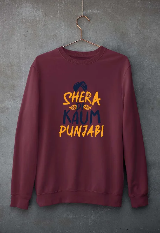 Punjabi Unisex Sweatshirt for Men/Women.Hoodie with Metallic Shiny Futuristic Hoodie with Metallic Shiny Futuristic