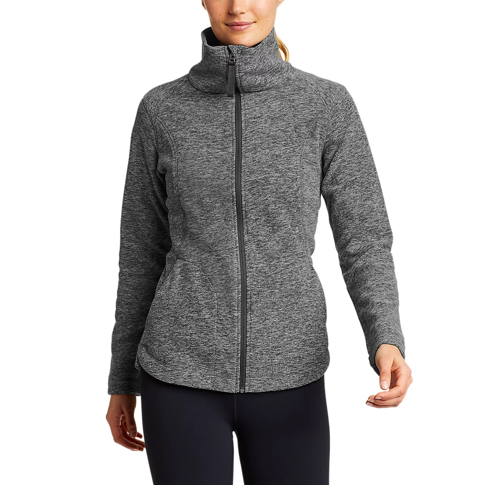 Women's Fast Fleece Full-Zip Jacket Zip Front Button Front Snap Front