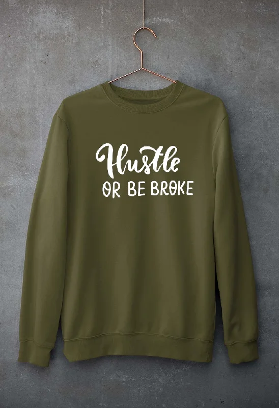 Hustle Unisex Sweatshirt for Men/Women.Hoodie with V-Neck Classic Versatile Hoodie with V-Neck Classic Versatile