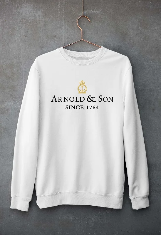 Arnold & Son Unisex Sweatshirt for Men/Women.Hoodie with Patch Decorative Personalized Hoodie with Patch Decorative Personalized