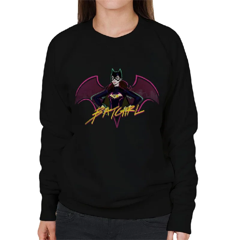 Batman Batgirl Power Pose Women's Sweatshirt.Hoodie with Lining Warm Insulated Hoodie with Lining Warm Insulated