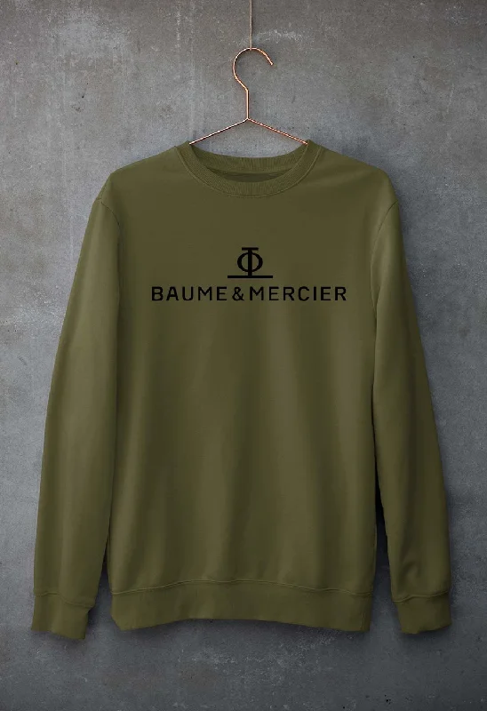 Baume & Mercier Unisex Sweatshirt for Men/Women.Hoodie with Logo Branding Identity Hoodie with Logo Branding Identity