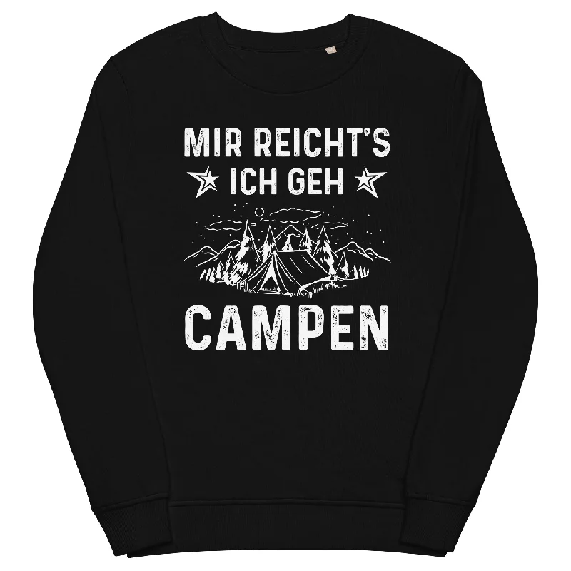 Mir Reicht's Ich Gen Campen - Unisex Premium Organic Sweatshirt.Hoodie with Slim Fit Tailored Modern Hoodie with Slim Fit Tailored Modern