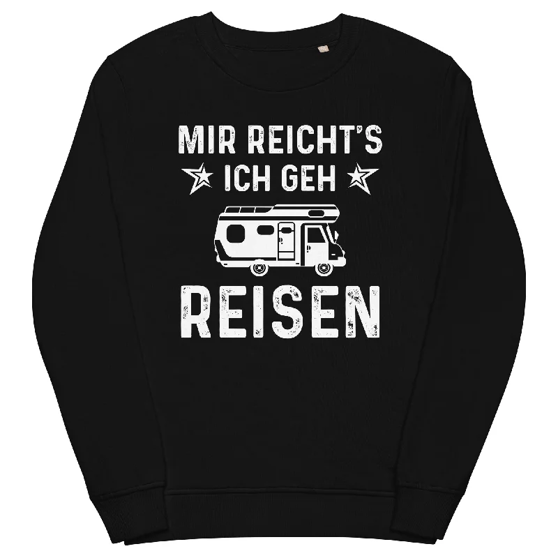 Mir Reicht's Ich Gen Reisen - Unisex Premium Organic Sweatshirt.Hoodie with Pastel Soft Subtle Hoodie with Pastel Soft Subtle