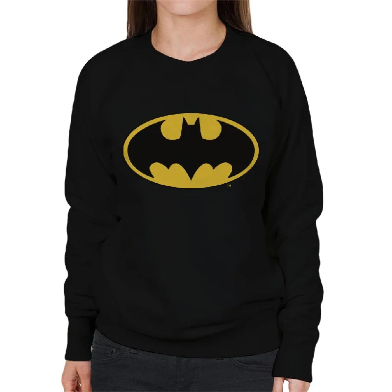 Batman Bat Symbol 1966 Logo Women's Sweatshirt.Hoodie with Hood Adjustable Protection Hoodie with Hood Adjustable Protection