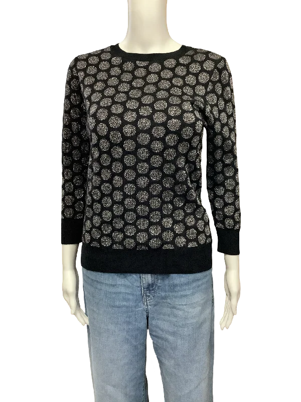 Halogen Altlantic Pacific Sweater w/Tags Polka Dot Print Size: S Anti-Pilling Anti-Shrink Durable