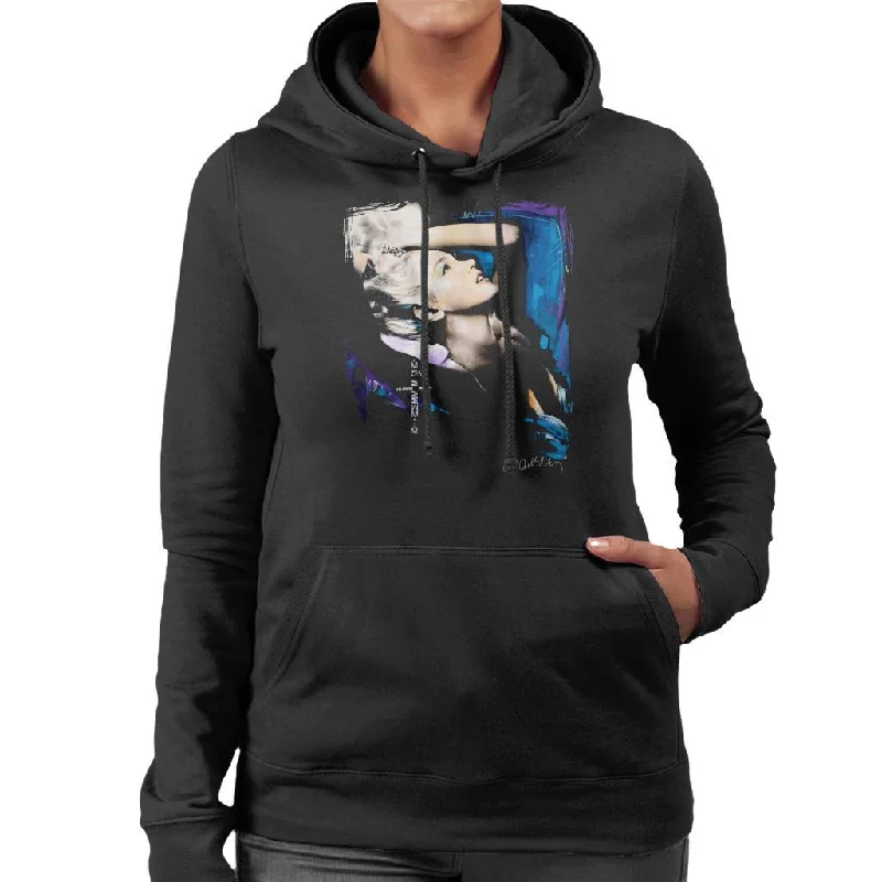 Sidney Maurer Original Portrait Of Marilyn Monroe Pose Women's Hooded Sweatshirt.Hoodie with Hem Patch Decorative Personalized Hoodie with Hem Patch Decorative Personalized