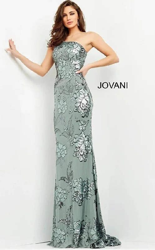 Jovani 04331 One Shoulder Long Formal Evening Dress Tunics Cozy comfortable