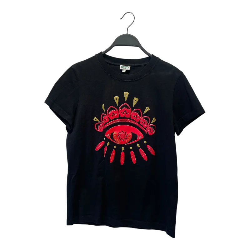 KENZO/T-Shirt/M/Graphic/Cotton/BLK/ Graphic T-Shirt Round Neck Polyester