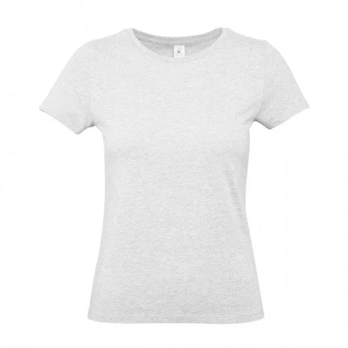 B&C Womens/Ladies #E190 Ringspun Cotton T-Shirt Cashmere Blend Cotton Blend Poly Blend