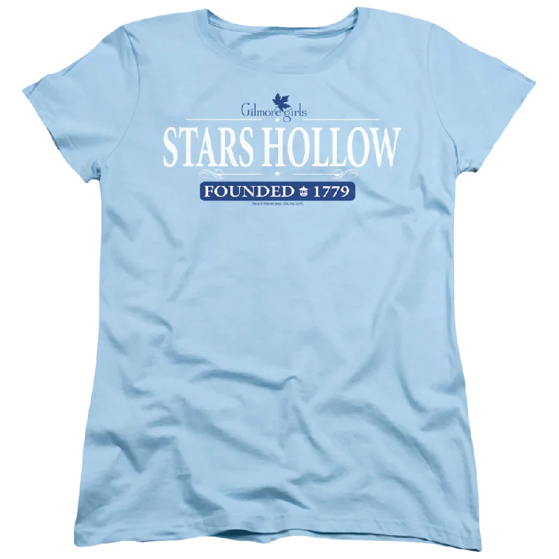 Gilmore Girls Stars Hollow - Women's T-Shirt Iron Safe Non-Iron Wrinkle Free