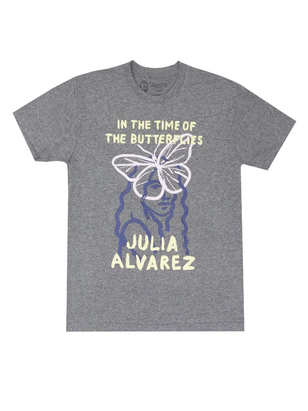 In the Time of the Butterflies Unisex T-Shirt Ribbed T-Shirt High Neck Heavyweight