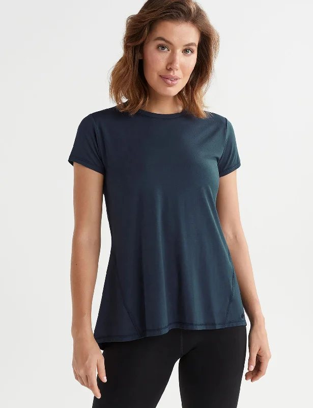 Kendall Tee - Sky Captain Chenille Brocade Lace