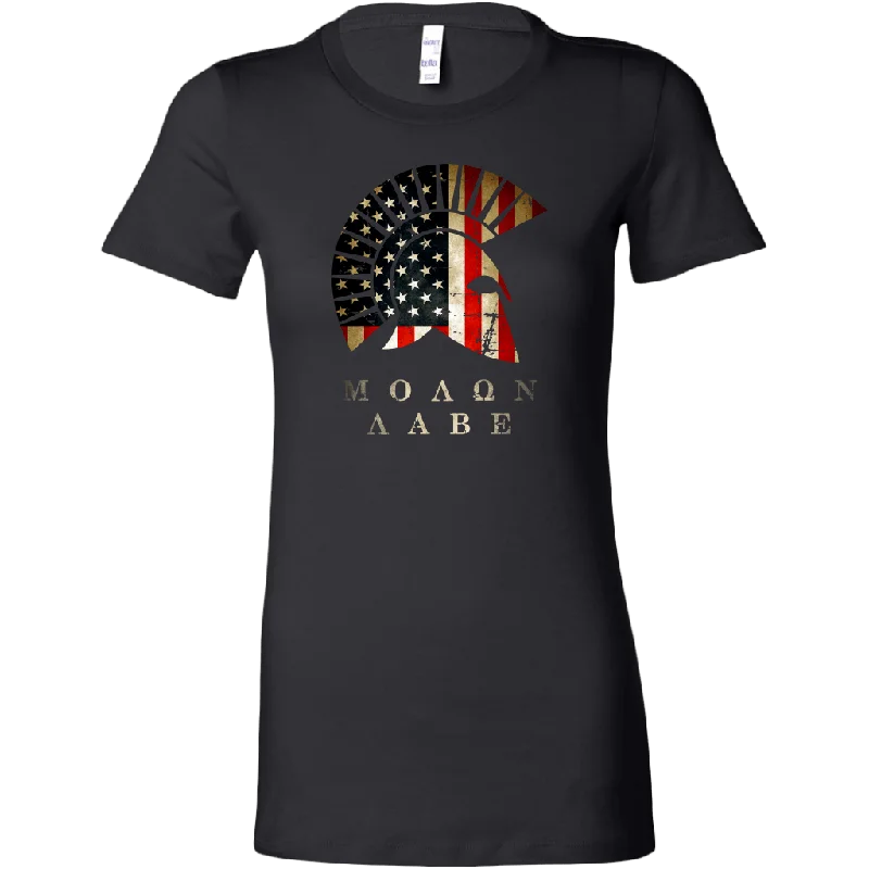 Molon Labe Women's T-Shirt Fashionable Trendy Casual