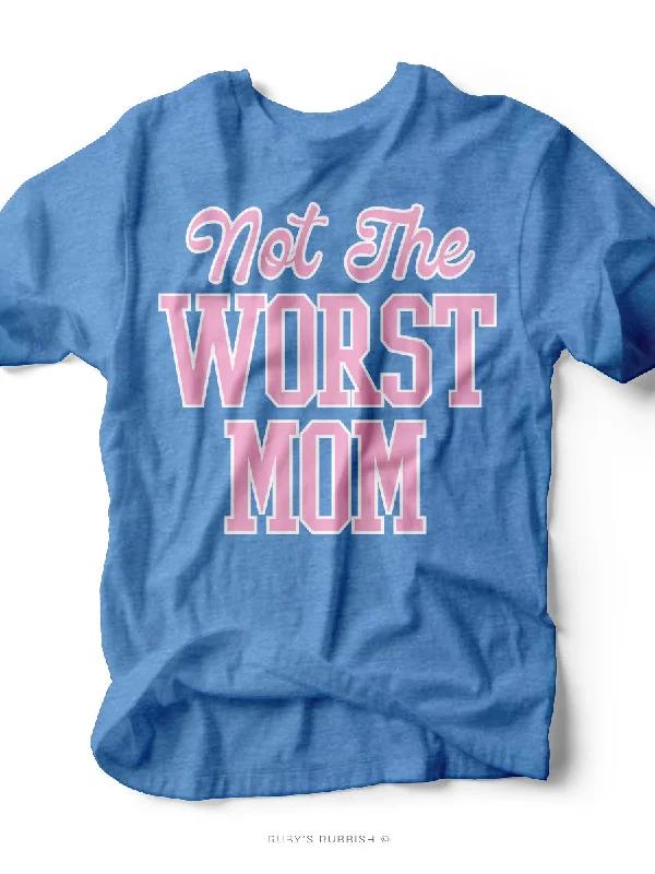 Not the Worst Mom | Women's  T-Shirt | Ruby’s Rubbish® Real Fur Shearling Chenille