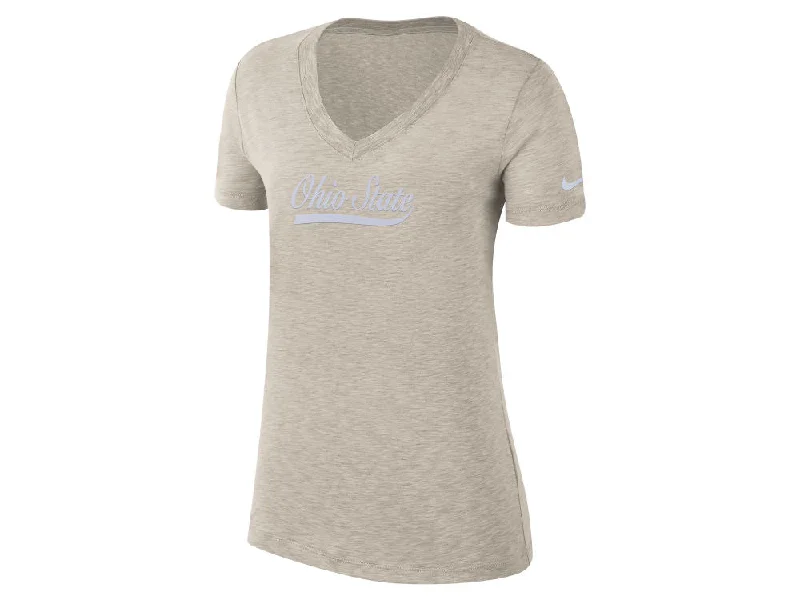 Women's Subtle Tri-blend T-Shirt Mesh Fabric Canvas Fabric Denim Fabric