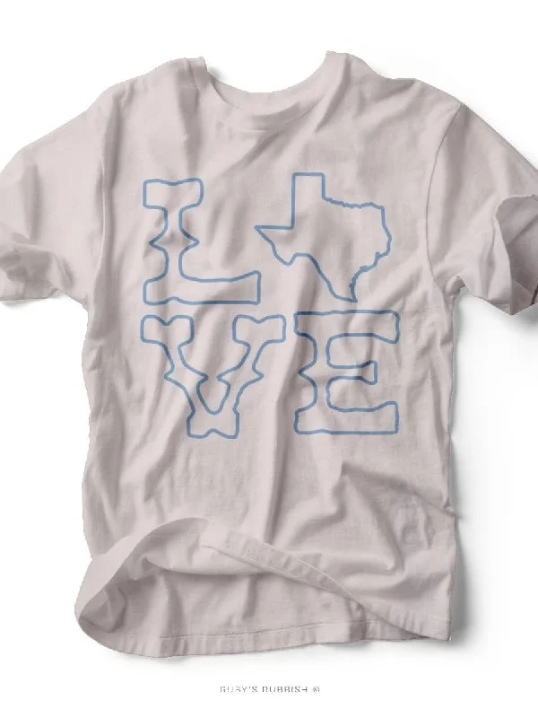 Texas LOVE | Southern Tee Print Jacquard Patchwork