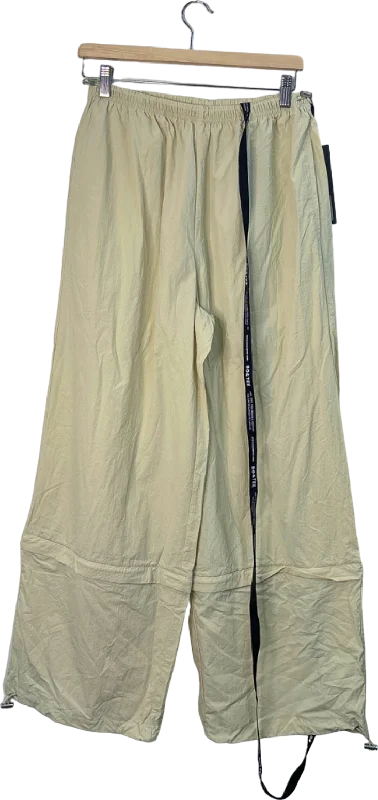 Bo&Tee Cream Batha Polyamide Cargo Trousers Small Trousers Review Highly