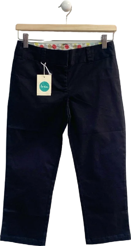 Boden Navy Cropped Trousers UK 6 Trousers luxurious high-end