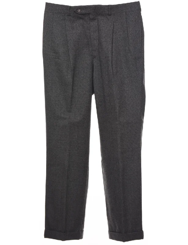 Dark Grey Trousers - W33 L31 Trousers sophisticated sleek