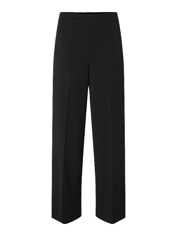 Selected Femme Emma-Tara Wide Leg Trousers Trousers Travel Practical