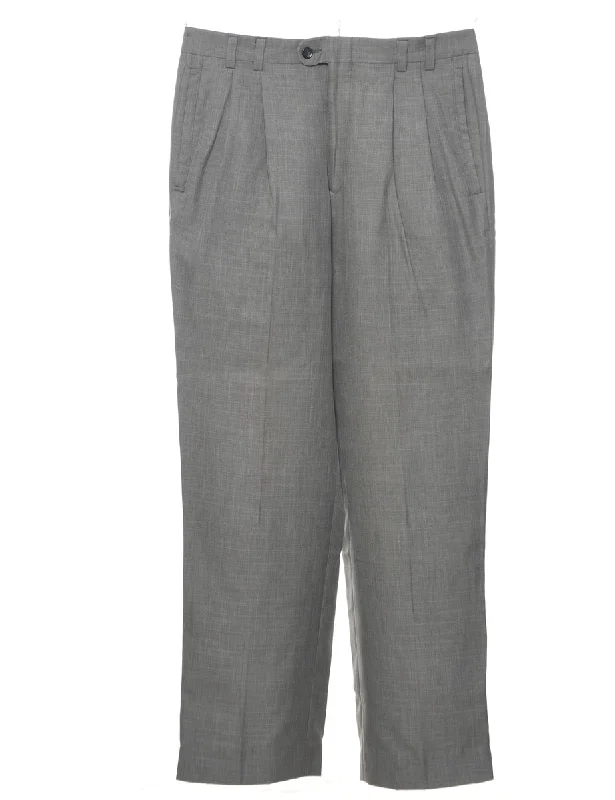 Grey Classic Trousers - W32 L30 Trousers Trousers Formal