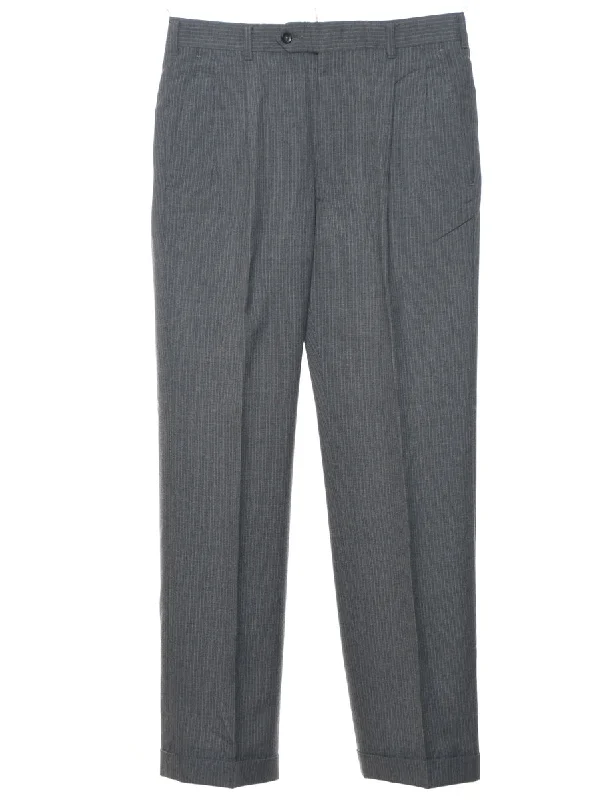 Grey Trousers - W30 L28 Trousers Business Professional