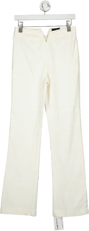 h:ours Cream Ida Trousers UK S Trousers Hiking Durable