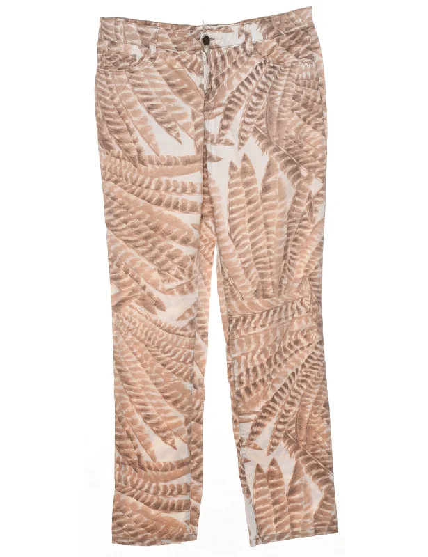 Ralph Lauren Leafy Print Trousers - W30 L31 Trousers Velvet Soft