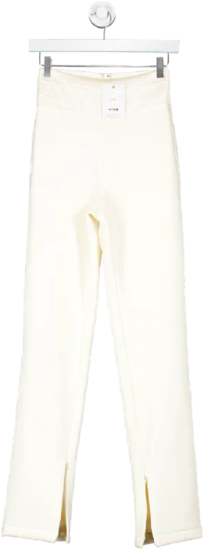 Soho Wardrobe Cream Bella Trouser UK 6 Trousers Chinos Classic