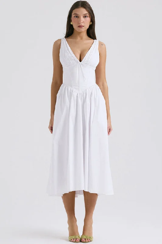 Emmelina Cotton Belted Sundress Tunics Recommended stylist