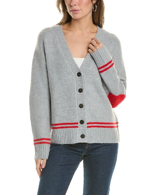 Bobeau Heart Cardigan Fleece Cardigan Nylon Polyester