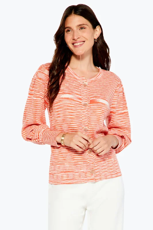 Nic + Zoe Shifting Tides Cardigan Elasticated Padded Insulated